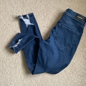 Express Cropped Skinny Jeans